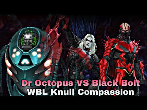Doctor Octopus VS Black Bolt WBL Knull Comparison - Marvel Future Fight