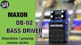 Video thumbnail for A transparent saturation device for Bass? The Maxon BD-02 Bass Driver by the wetter bass