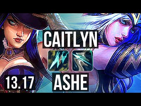 CAITLYN & Karma vs ASHE & Zyra (ADC) | Rank 1 Cait, 2/1/8, Rank 10 | JP Challenger | 13.17