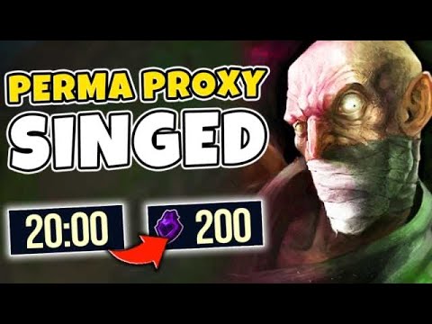 PERMA PROXY SINGED IS S+ TIER! (10 CS PER MINUTE) - League of Legends