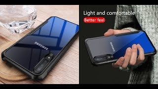 Transparent Back Reinforced Corners Slim Phone case casing for Samsung Galaxy A70 || Rzants Store