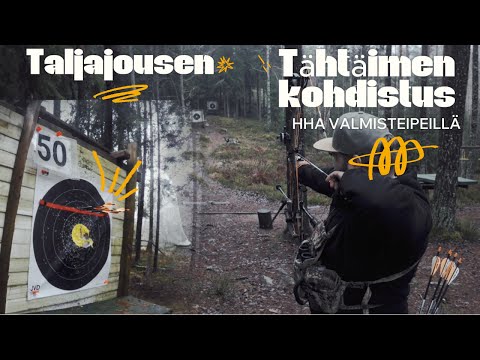 Taljajousen tähtäimen kohdistus