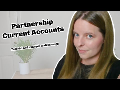 Partnership Current Accounts Walkthrough with T Accounts ( AAT level 3 ) - AAT financial statements