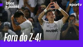 SANTOS VENCE O VITÓRIA NA VILA BELMIRO E SAI DA ZONA DE REBAIXAMENTO | TROCA DE PASSES | sportv