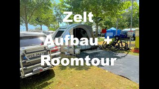Beste 2 Personen Zelt | Anfänger Zelten | Roomtour & Tipps | Quechua F & B Air Section 5.2 | Teil 2