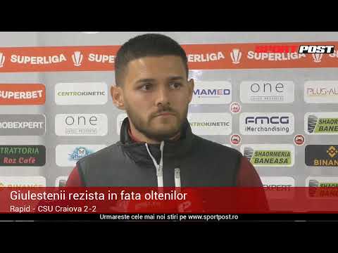Declaratii Rapid - Craiova