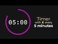 Meditation Timer With Bell Every 5 Minutes