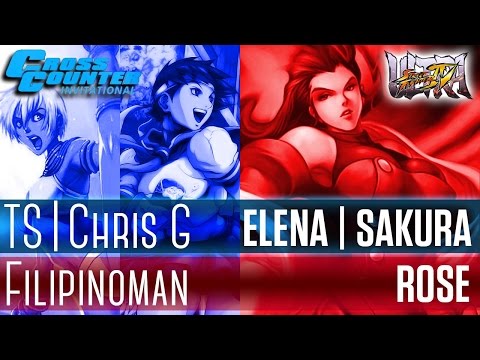 Cross Counter Invitational: Grand Finals - TS.Chris G (L, Elena/Sakura) vs Filipinoman (W, Rose)