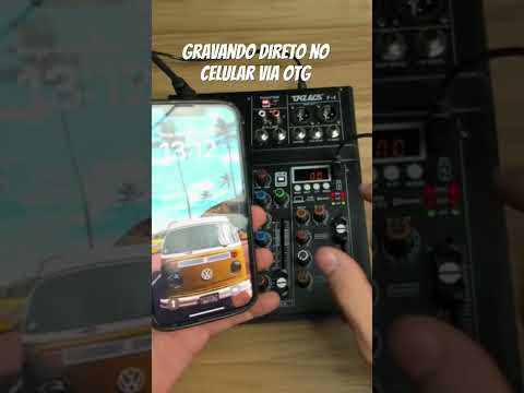 Conectando a Mesa de Som no Celular. Se inscreva. #interfacedeaudio #dicasdeaudio #homestudio