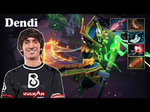 Dendi - Rubick Midlane | Dota 2 7.29d Gameplay
