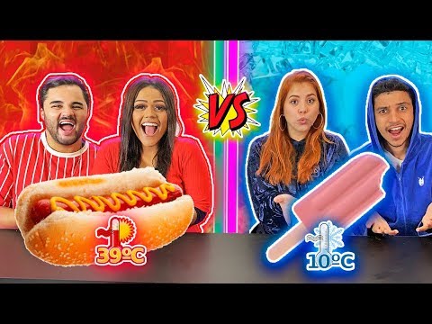 WHO EATS MORE HOT FOOD VS COLD FOOD 2 !!!