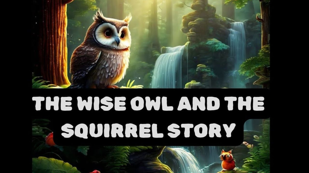 Bedtime Story  - AI generated |The Wise Owl and the Squirrel: A Tale of Friendship and Wisdom