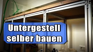 DAS PERFEKTE AQUARIUM-UNTERGESTELL | Bau aus Aluminiumprofilen