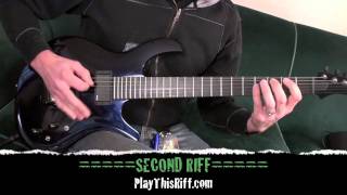 KILLSWITCH ENGAGE &quot;Reckoning&quot; guitar lesson for PlayThisRiff.com