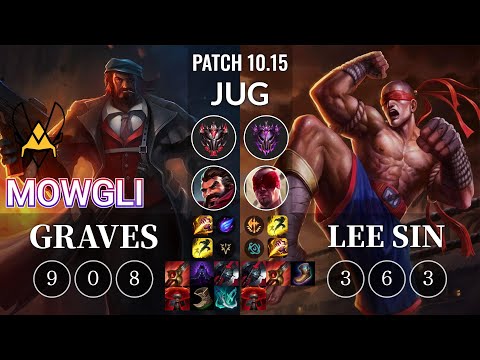 VIT Mowgli Graves vs Lee Sin Jungle - KR Patch 10.15