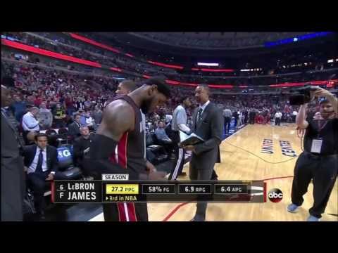 March 09, 2014 - ABC - Game 60 Miami Heat @ Chicago Bulls - Loss (43-17)(Heat Highlights)