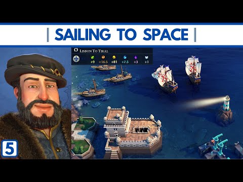 200-Turn Portugal Science Victory on Archipelago Map - Ep 5/5