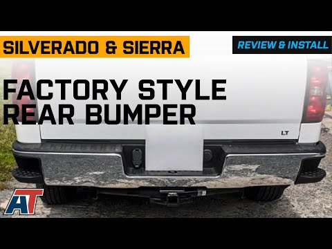 2014-2018 Silverado & Sierra 1500 Factory Style Rear Bumper Review & Install