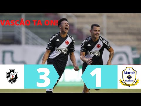 Vasco 3 x 1 Macaé | Melhores Momentos | Campeonato Carioca