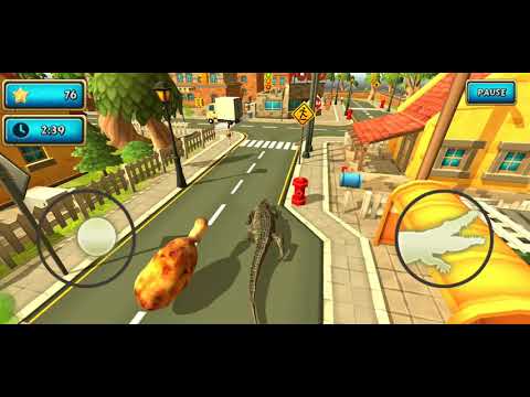Wild Crocodile 🐊 Attack City | Animal Zoo City Simulator | Hannu Games Gameplay