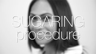 Video: Sugaring procedure with Brazilian bikini, stomach, underarms and legs - Sugaring Factory