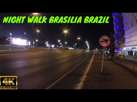 [4K]Passeio noturno pelo DF, Brasília, Brasil