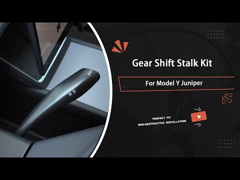 DIY Install: Tesla 2026 Model Y Juniper Gear Shift Lever Kit – OEM Style