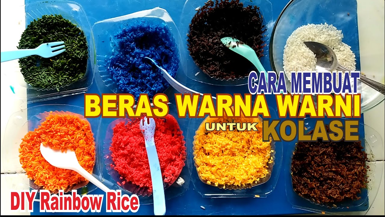 Putar video cara membuat BERAS WARNA WARNI untuk kolase - DIY Rainbow Rice sekarang cara membuat BERAS WARNA WARNI untuk kolase - DIY Rainbow Rice