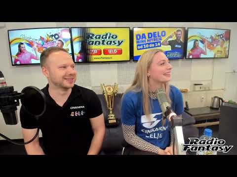 Ana Nuša in Jure iz ŽKK Cinkarna Celje pri Janku in Šušy