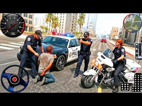 Police Car Chase Simulator 3D Game - Real Cop Cars Driving Simulator 2026 - Android GamePlay