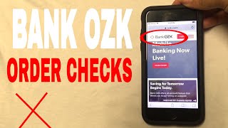✅  3 Ways To Order Bank Of The Ozarks  OZK Replacement Checks 🔴