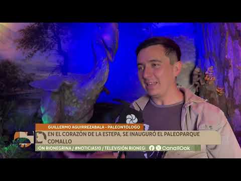 En el corazón de la estepa, se inauguró el paleoparque Comallo