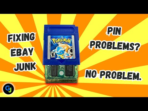 Fixing eBay Junk - How to Fix A Pokémon Blue Gameboy Game With Pin Problems