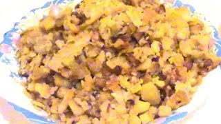 preview picture of video 'Жареная кубиками картошка в кляре. Fried diced potatoes in the batter.'