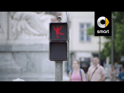 信号待ちが、エンタメになった / smart「The Dancing Traffic Light」