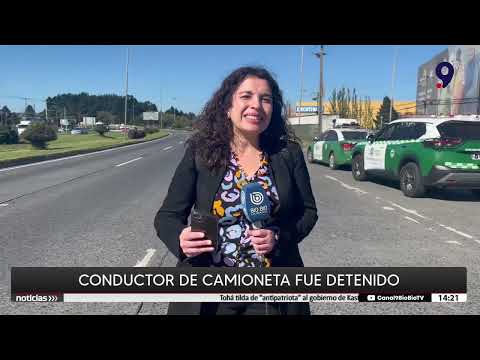 Detienen a conductor tras colisión frente a Mallplaza Trébol en Concepción: tenía hálito alcohólico
