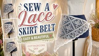 DIY Lace Waistband for Skirt | Beginner Friendly Sewing