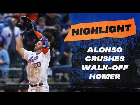 Alonso’s Majestic Walk-Off and Celebration
