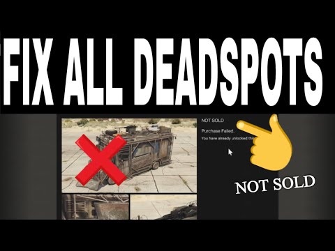HOW TO FIX ANY DEADSPOT!!! [GTAV] ALL CONSOLES - 3 DIFFERENT METHODS