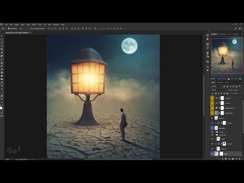 Fantasy Elephant Tree Photoshop Manipulation Tutorial