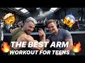 HOW TO GROW YOUR ARMS AS A TEEN | TEEN BODYBUILDER | ft. CHARLIE JOHNSON