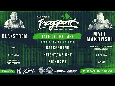 Matt Makowski's Frogsport Round 1: Blaxtrom vs Matt Makowski