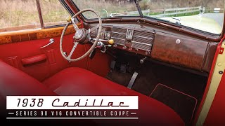 1938 Cadillac Series 90 V16 Convertible Coupe Cold Start and Driving POV