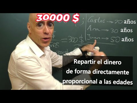 PROBLEMA DE REPARTO DIRECTAMENTE PROPORCIONAL