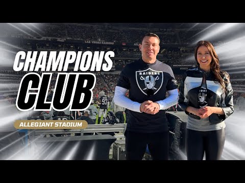 Allegiant Stadium's VVIP Champions Club: An Exclusive Look Inside!