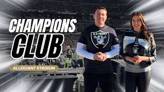 Allegiant Stadium's VVIP Champions Club: An Exclusive Look Inside!