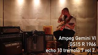 Video thumbnail for Ampeg Gemini VI GS15 R 1966 by Vintage Tone