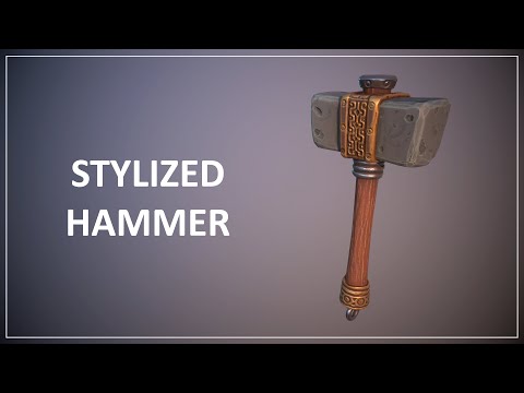 Autodesk Maya|Substance painter|Marmoset Toolbag|ZBrush|Stylized Hammer
