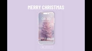 Animated Aesthetic Modern Phone Christmas Landscape