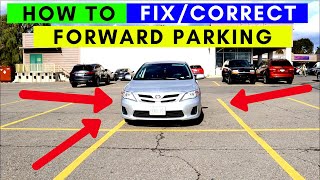 How to CORRECT FORWARD PARKING || EASY and SIMPLE method of forward parking by TORONTO DRIVERS